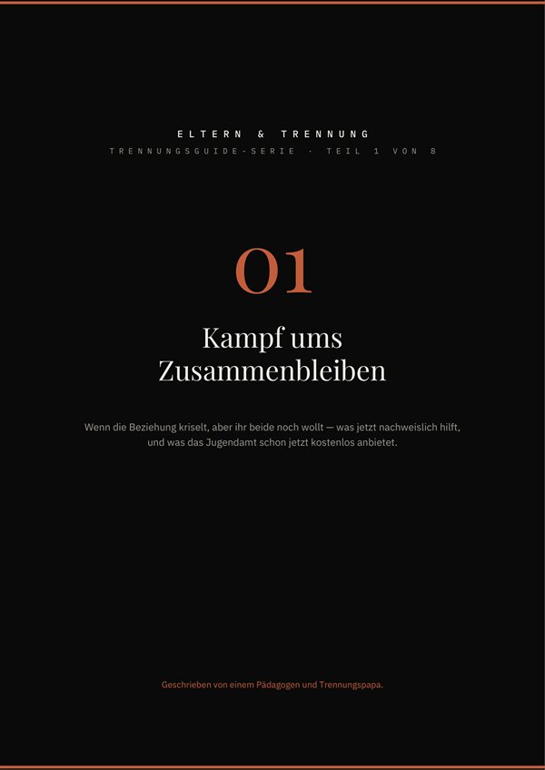 Cover: Trennungsguide-Serie